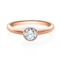 Verlobungsring Rotgold 585/- zus. 0,400 ct, tw, si - RU-1571-30 Verlobungsring Rotgold 585/- zus. 0,400 ct, tw, si - RU-1571-30