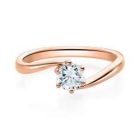 Verlobungsring Rotgold 585/- zus. 0,400 ct, tw, si - RU-1584-30 Verlobungsring Rotgold 585/- zus. 0,400 ct, tw, si - RU-1584-30