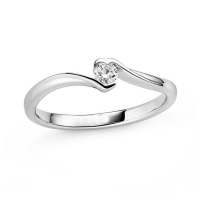Verlobungsring Weißgold 585/- zus. 0,080 ct, tw, si - RU-1832-1 Verlobungsring Weißgold 585/- zus. 0,080 ct, tw, si - RU-1832-1