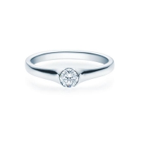 Verlobungsring Weißgold 585/- zus. 0,200 ct, tw, si - RU-1277-37 Verlobungsring Weißgold 585/- zus. 0,200 ct, tw, si - RU-1277-37