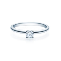 Verlobungsring Weißgold 585/- zus. 0,200 ct, tw, si - RU-1494-37 Verlobungsring Weißgold 585/- zus. 0,200 ct, tw, si - RU-1494-37