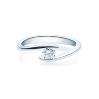 Verlobungsring Weißgold 585/- zus. 0,200 ct, tw, si - RU-1496-7 Verlobungsring Weißgold 585/- zus. 0,200 ct, tw, si - RU-1496-7