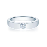 Verlobungsring Weißgold 585/- zus. 0,200 ct, tw, si - RU-1499-7 Verlobungsring Weißgold 585/- zus. 0,200 ct, tw, si - RU-1499-7