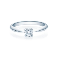 Verlobungsring Weißgold 585/- zus. 0,200 ct, tw, si - RU-1502-7 Verlobungsring Weißgold 585/- zus. 0,200 ct, tw, si - RU-1502-7