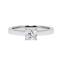 Verlobungsring Weißgold 585/- zus. 0,700 ct, tw, vs - RU-1796-79